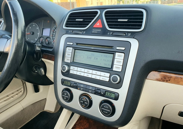 Volkswagen Eos cena 22900 przebieg: 187000, rok produkcji 2007 z Nidzica małe 631